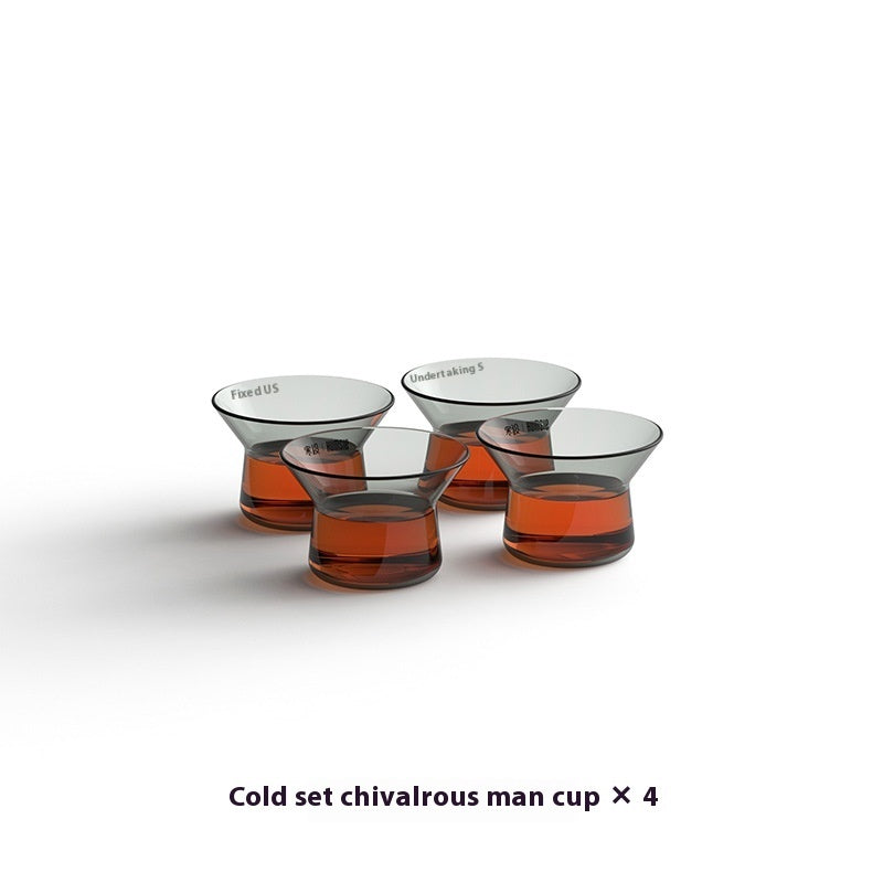 glass tea pot and cup

