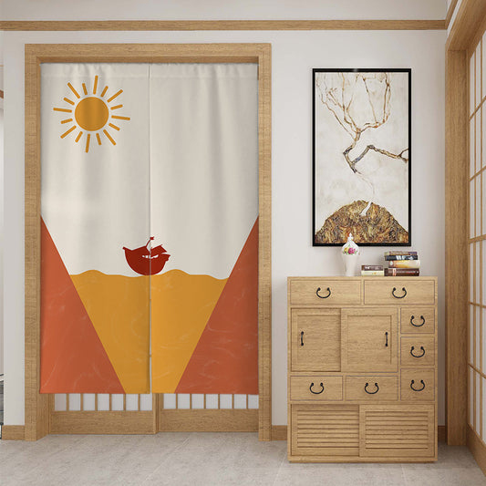 Custom Fabric Door Partition Curtain – Stylish Room Divider with Modern Utility - AVENWU