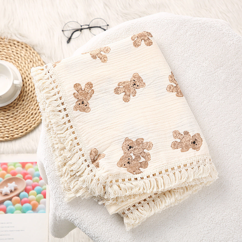Tassel stroller blanket

Baby stroller wrap blanket


