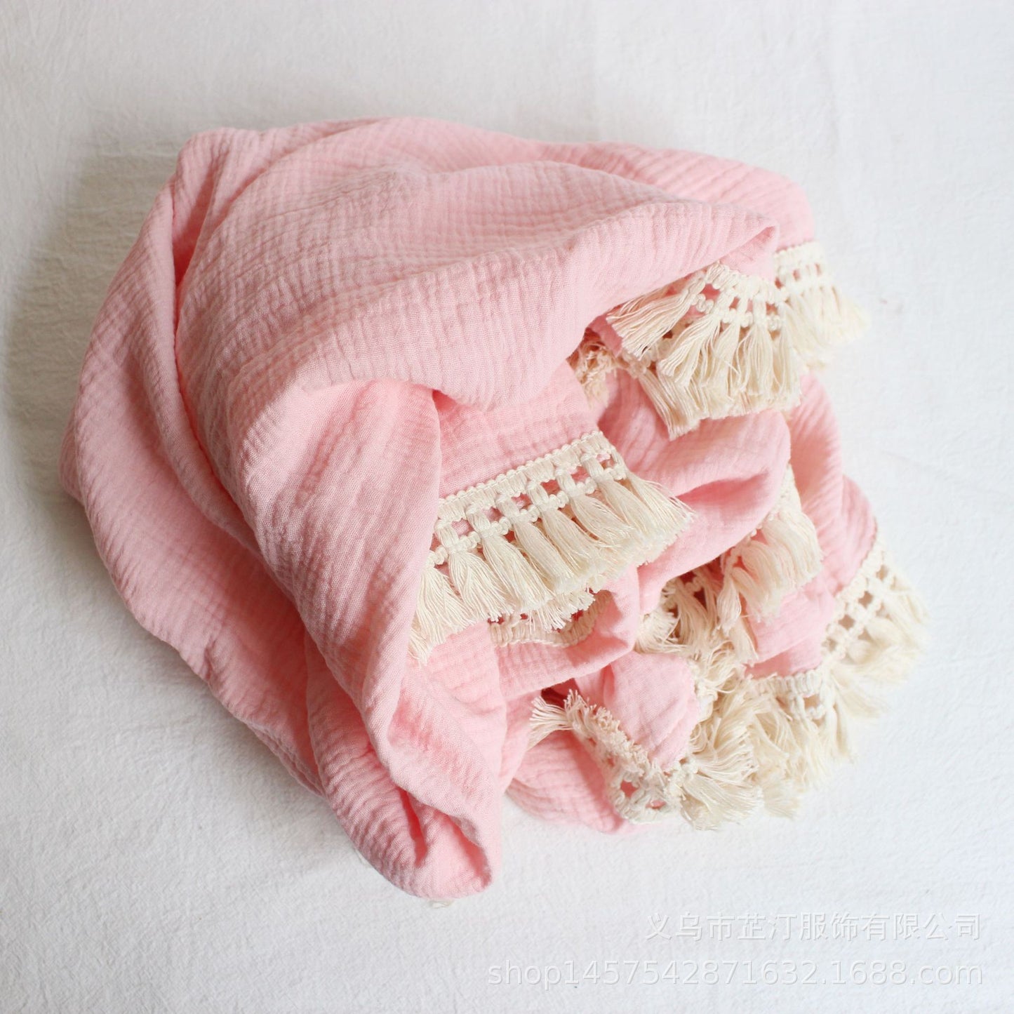 Double yarn baby towel

Tassel newborn towel

