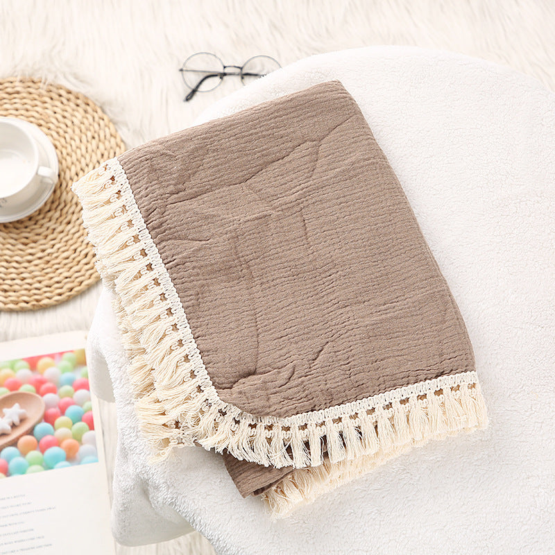 Tassel stroller blanket

Baby stroller wrap blanket

