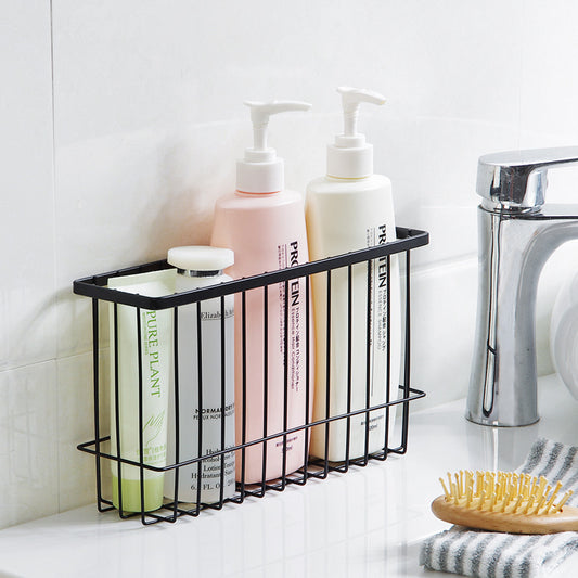 Iron bathroom storage rack