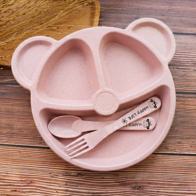 Baby feeding bowl and spoon

Kids training tableware set