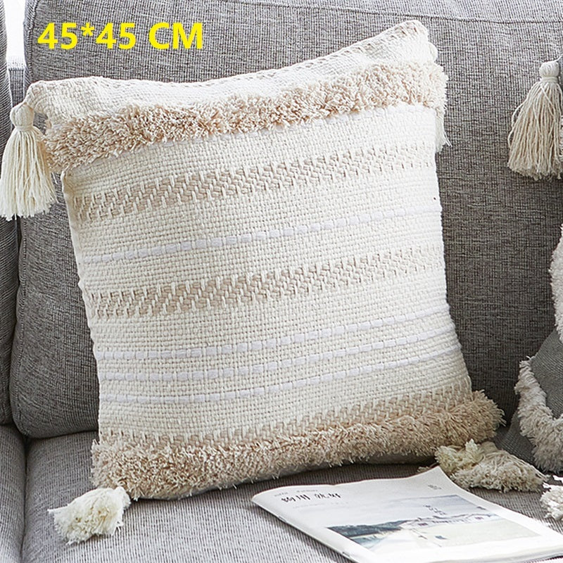 Ethnic Tassel Cushion