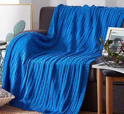 Solid color throw blanket

Breathable cotton throw