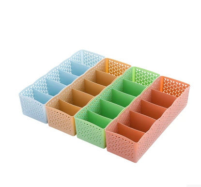 Stackable 5-Cell Drawer Organizer
