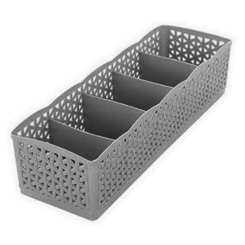 Stackable 5-Cell Drawer Organizer