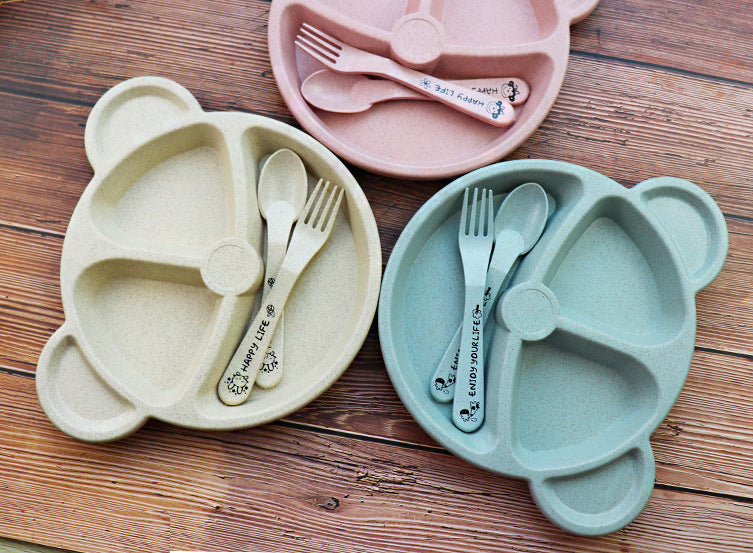 Baby feeding bowl and spoon

Kids training tableware set