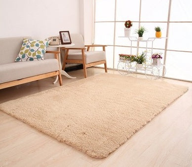 Premium White Plush Rug – Fluffy Soft Carpet for Living Room, Bedroom & Kitchen | Cozy & Elegant Home Décor Mat - AVENWU