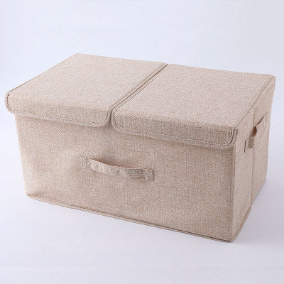 Foldable storage bin

