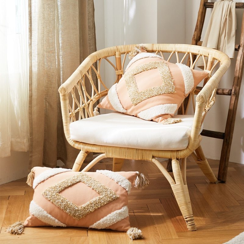 Cotton Canvas Cushion Cover – Durable & Stylish Pillowcase for Sofa or Bed - AVENWU