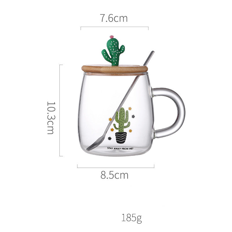 Clear Glass Drinking Cup – Elegant & Durable - AVENWU
