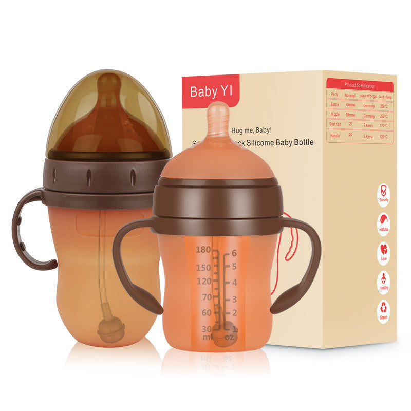 Nano silver baby bottle

Silicone weaning bottle


