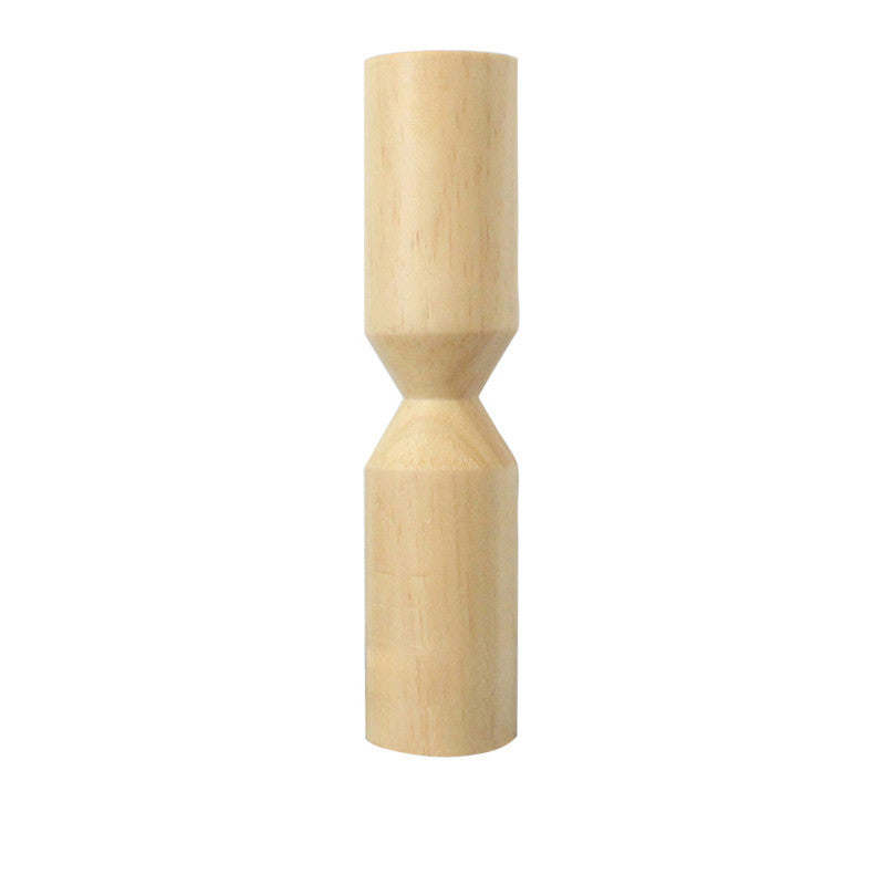 wood candle holder