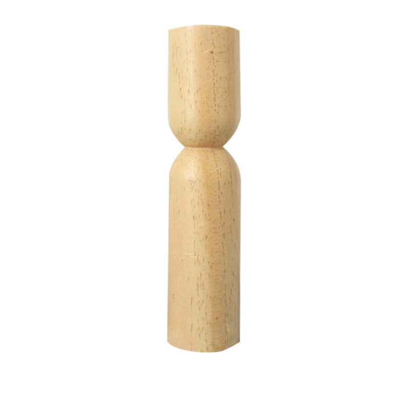 wood candle holder