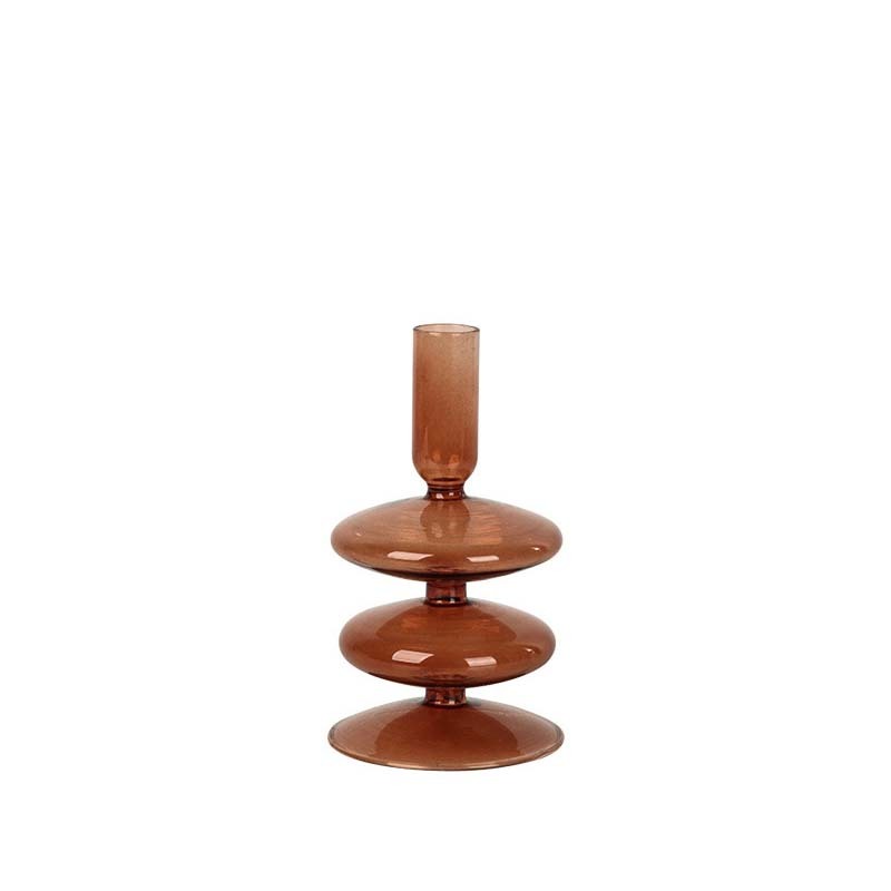 Transparent candle holder

