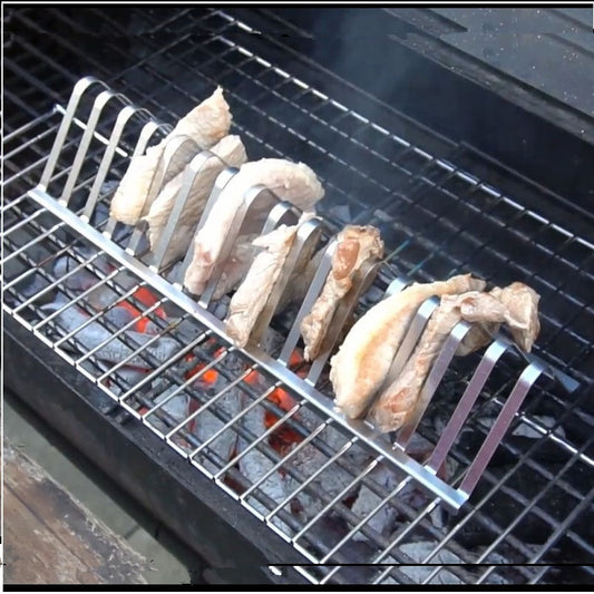 Smoking rib stand