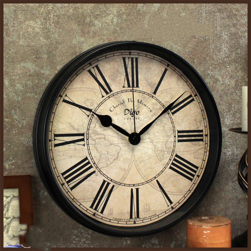  metal wall clock