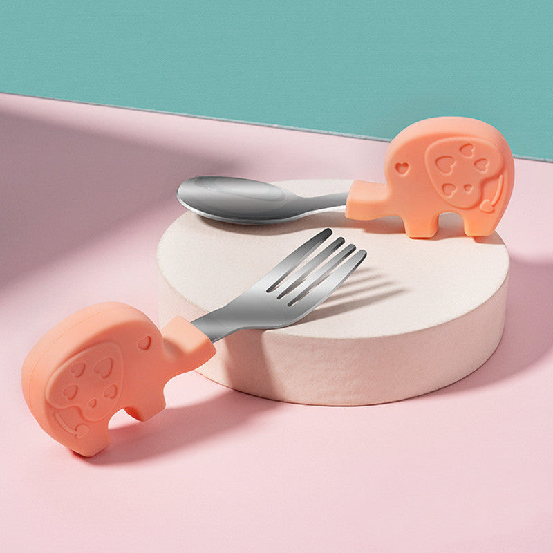 Kids learning tableware

Stainless steel baby cutlery