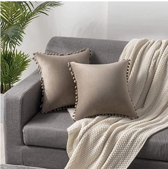 Wind Velvet Solid Color Cushion Cover – Soft Office Pillowcase for Chairs & Sofas - AVENWU