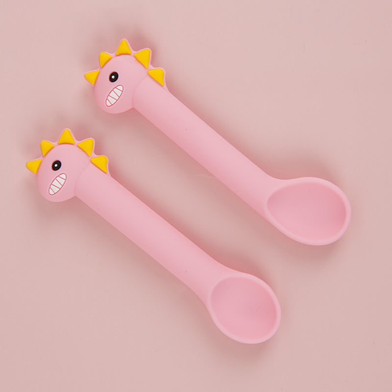 Soft head feeding spoon

Cartoon baby spoon

