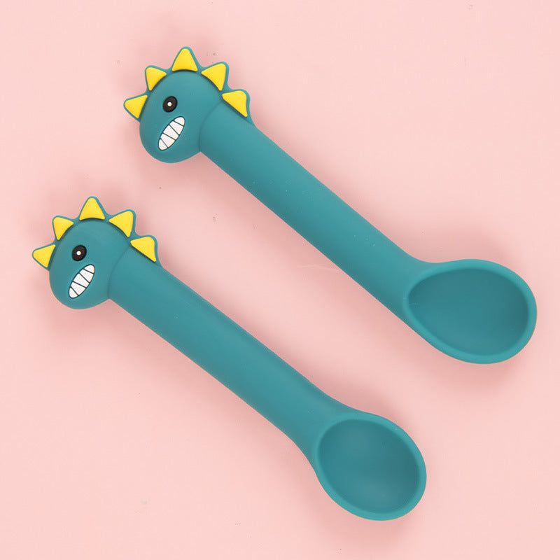 Soft head feeding spoon

Cartoon baby spoon

