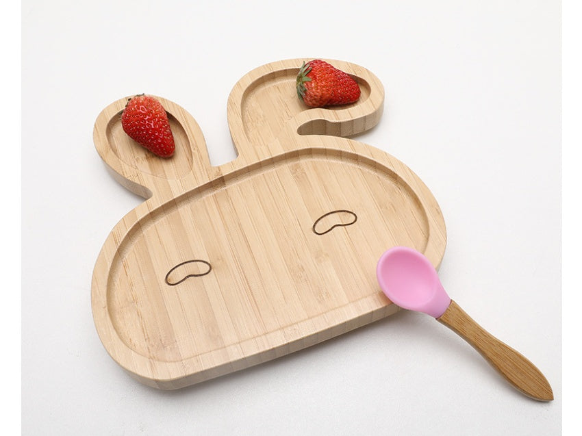 Cartoon kids dinner plate

Silicone baby spoon set