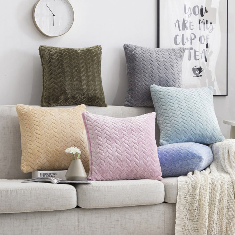 Solid Color, Soft & Minimalist Cushion Case - AVENWU