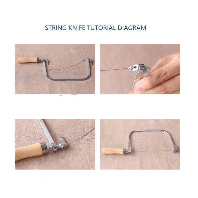 String knife cutter

