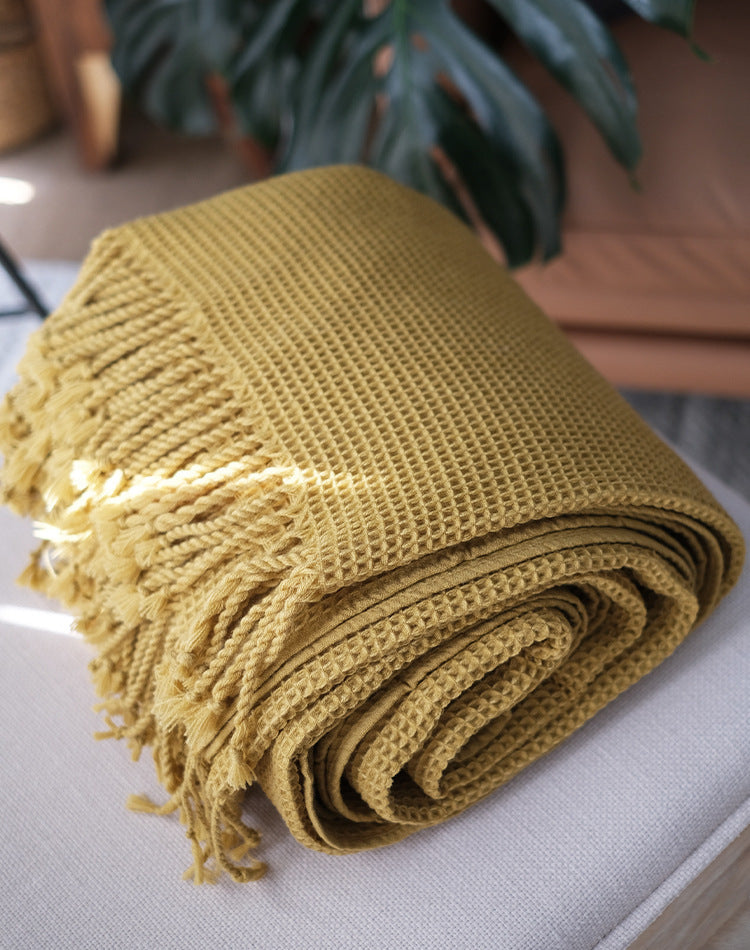 Solid Color Sofa Blanket