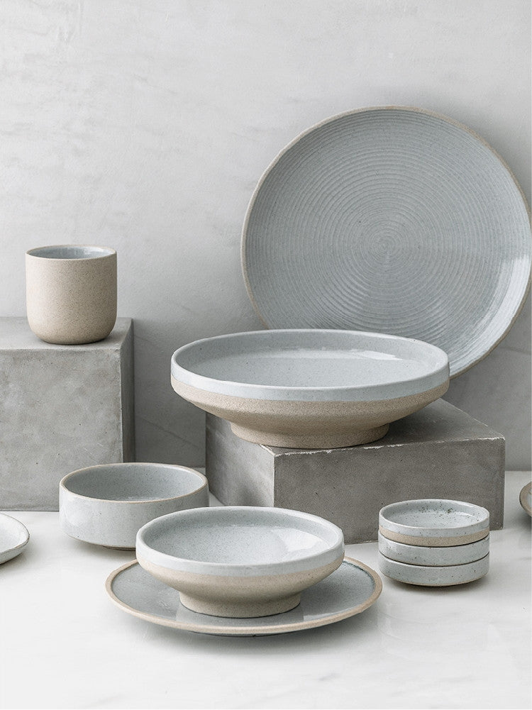 Flat Plates & Bowls for Everyday Use - AVENWU