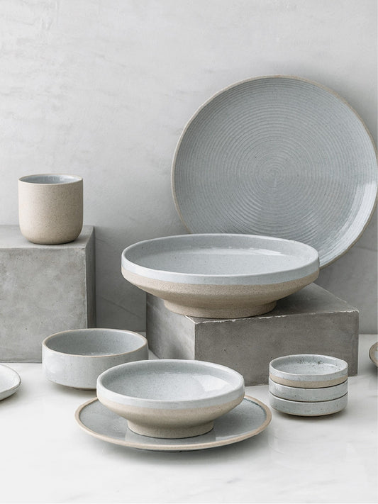 Flat Plates & Bowls for Everyday Use - AVENWU