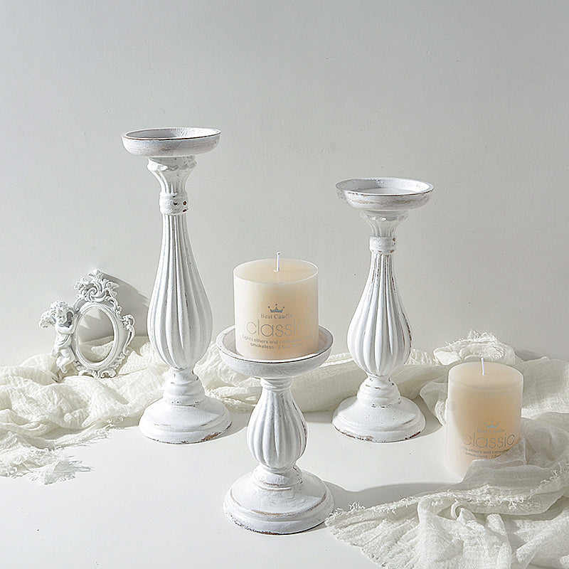 wooden candle holder décor

