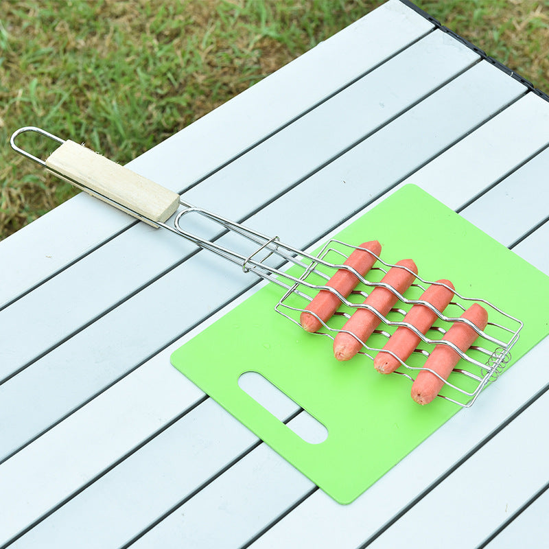 Sausage grilling tool