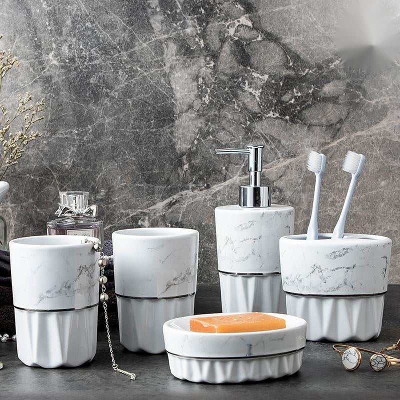 Ceramic vanity organizerCeramic vanity organizer