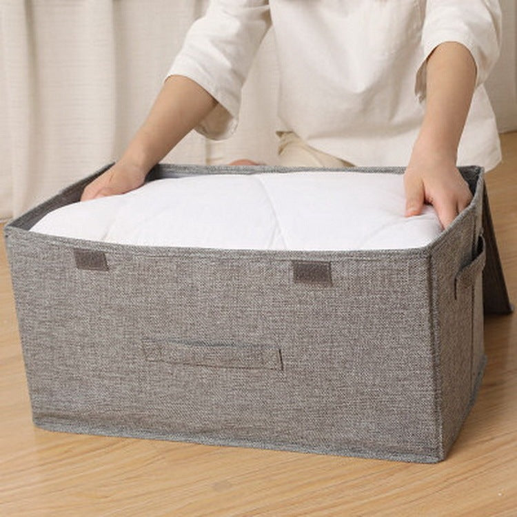 Foldable storage bin


