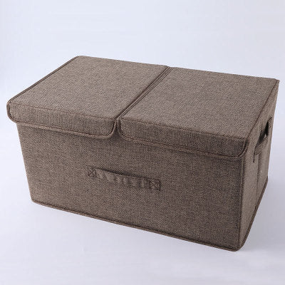 Foldable storage bin

