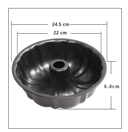 Round deep cake mold