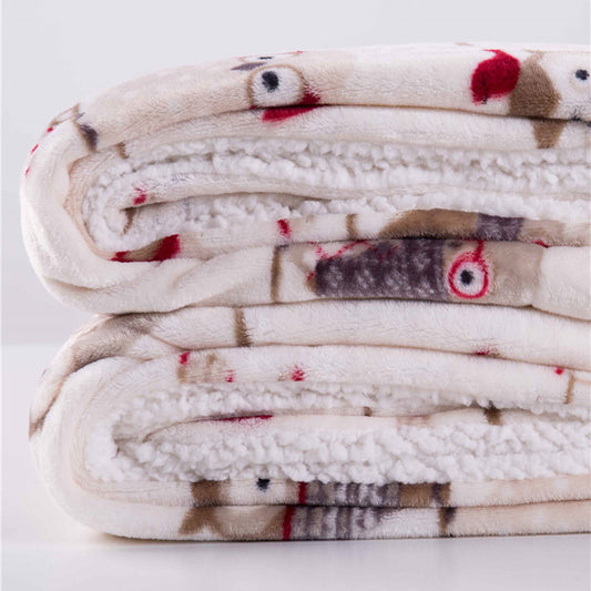 Lambskin Leg Blanket – Ultra-Soft Warm Throw for Sofa, Bed & Winter Comfort - AVENWU