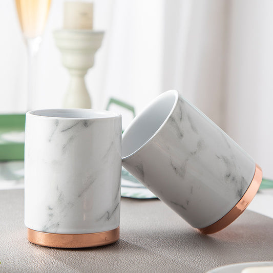 Bathroom ceramic organizer

