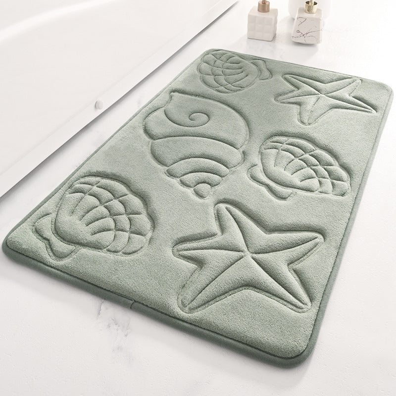 Soft bathroom mat

