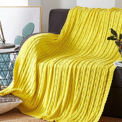 Solid color throw blanket

Breathable cotton throw