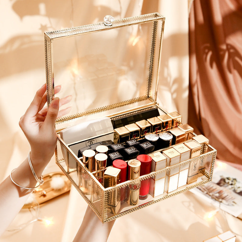 compact cosmetic storage box