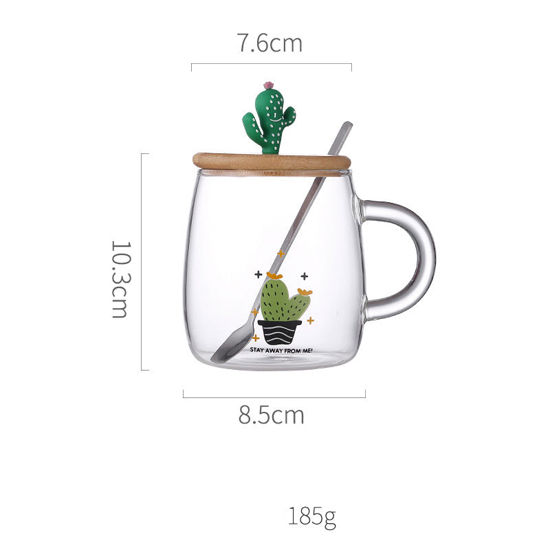 Clear Glass Drinking Cup – Elegant & Durable - AVENWU
