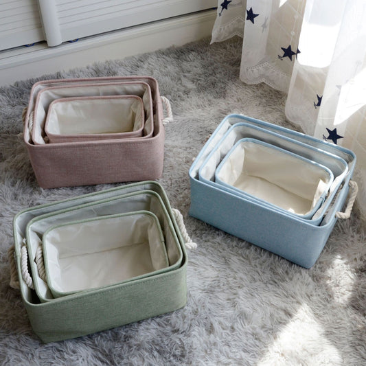 Fabric storage basket

Fabric storage basket

