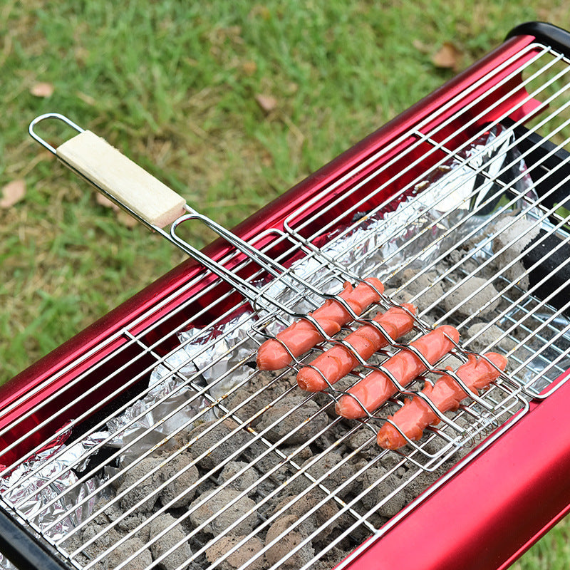 Sausage grilling tool