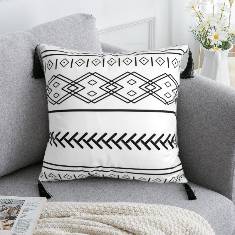 Bohemian-Inspired Decorative Throw Pillow – Ethnic Pattern Cushion for Sofa & Bed - AVENWU