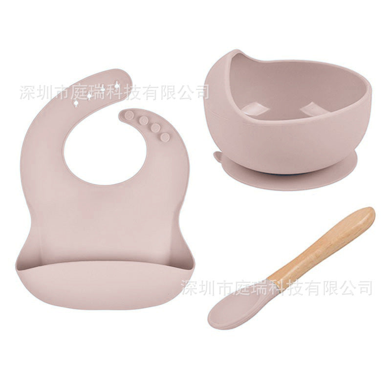 Silicone bib and spoon

Wooden baby spoon

