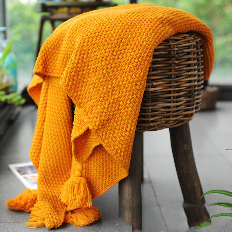 Nordic Knitted Blanket