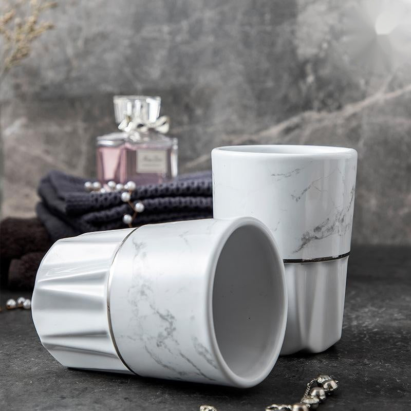 Ceramic vanity organizer